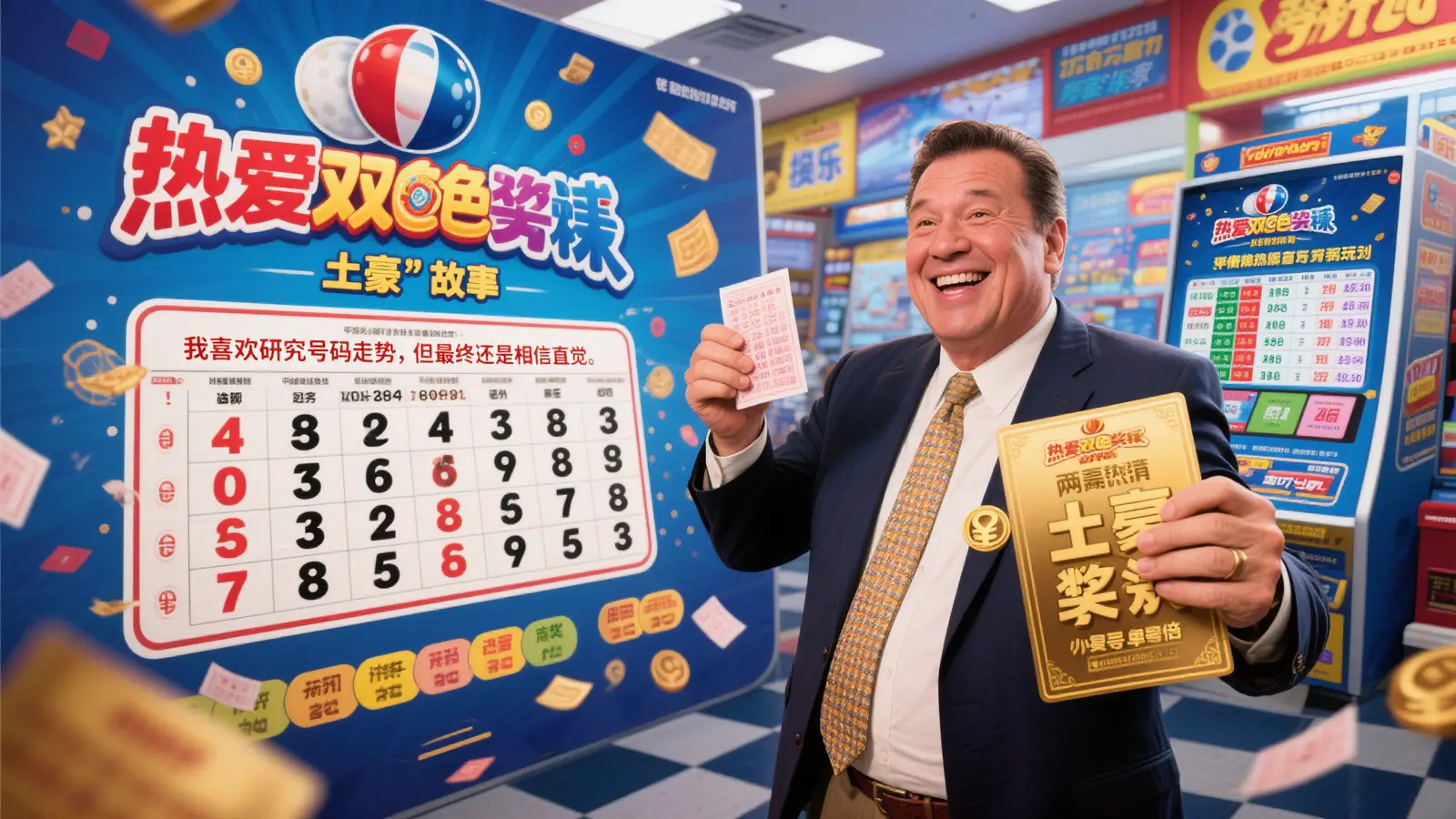 土豪彩民豪掷万元连中双色球头奖，狂揽1500万！